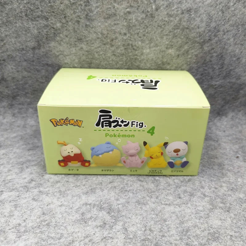 Pokemon Tilting Head Shoulder on Shoulder Eevee Ralts Azumarill Blind Box Gifts Toy Model Anime Figures Collect Ornaments