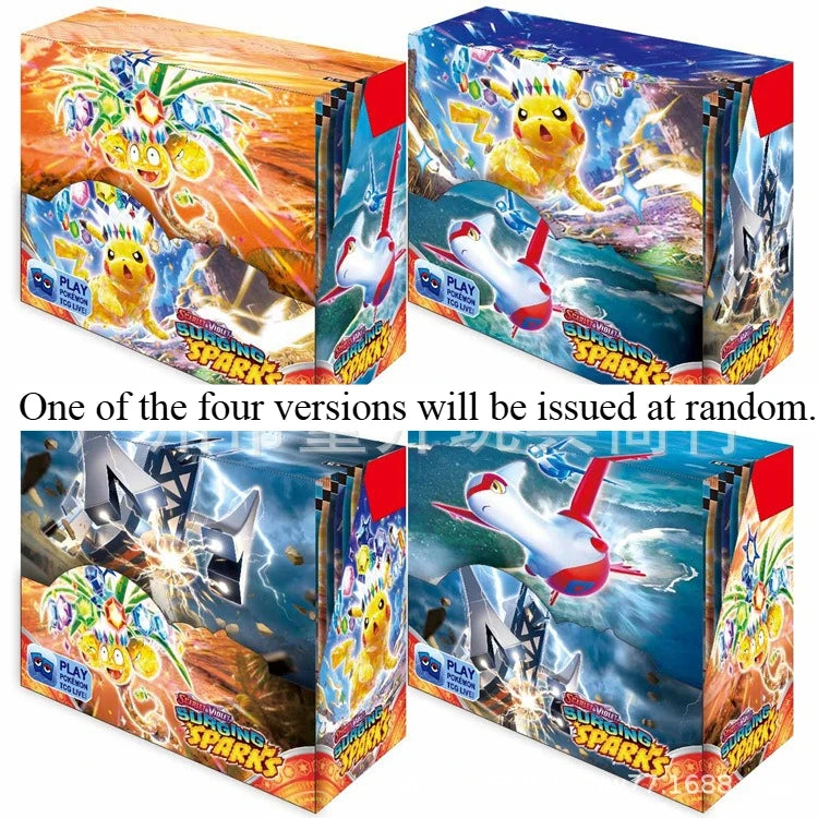 360pcs Pokémon Collection Game Card Booster Card Pack Sword and Shield Series Prismatic Evolutions - Toy Gift Flash Card