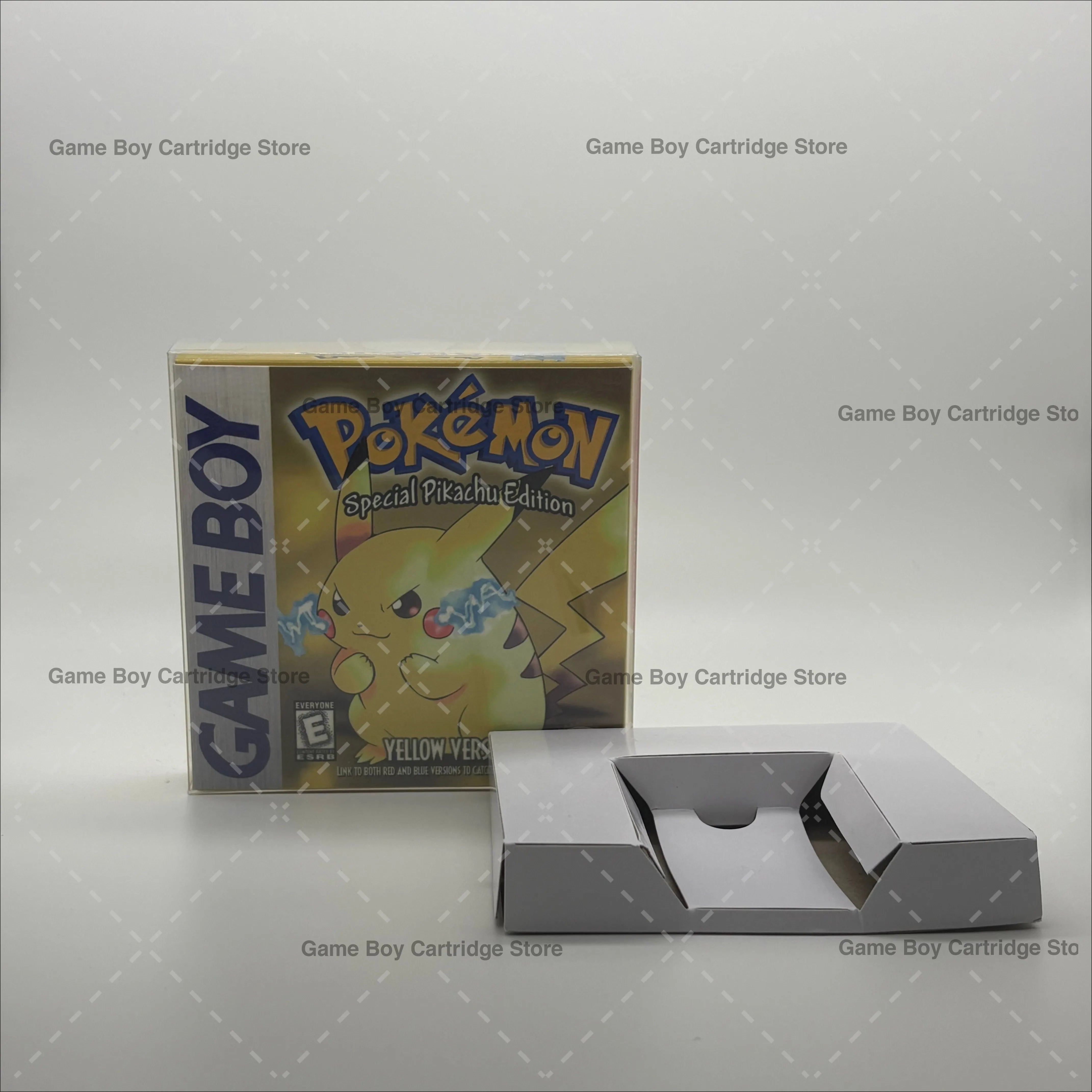 Pokemon Series Blue/Crystal/Gold/Green/Red/Silver/Yellow GBC Game in Box for Video Game Cartridge USA Version