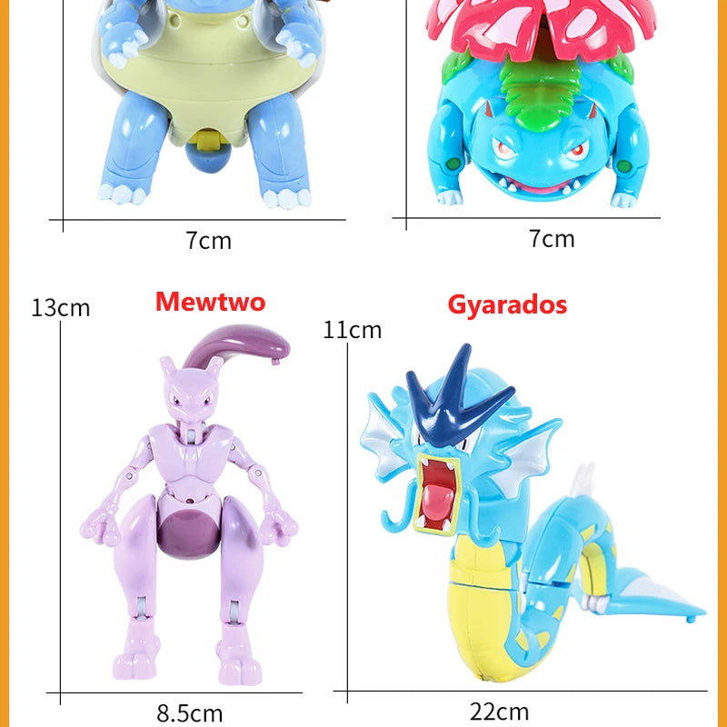 Pokemon Pokeball Box Set Toys Pocket Monster Pikachu ASH-Greninja Lucario Eevee Anime Action Figure Model Toy Gifts