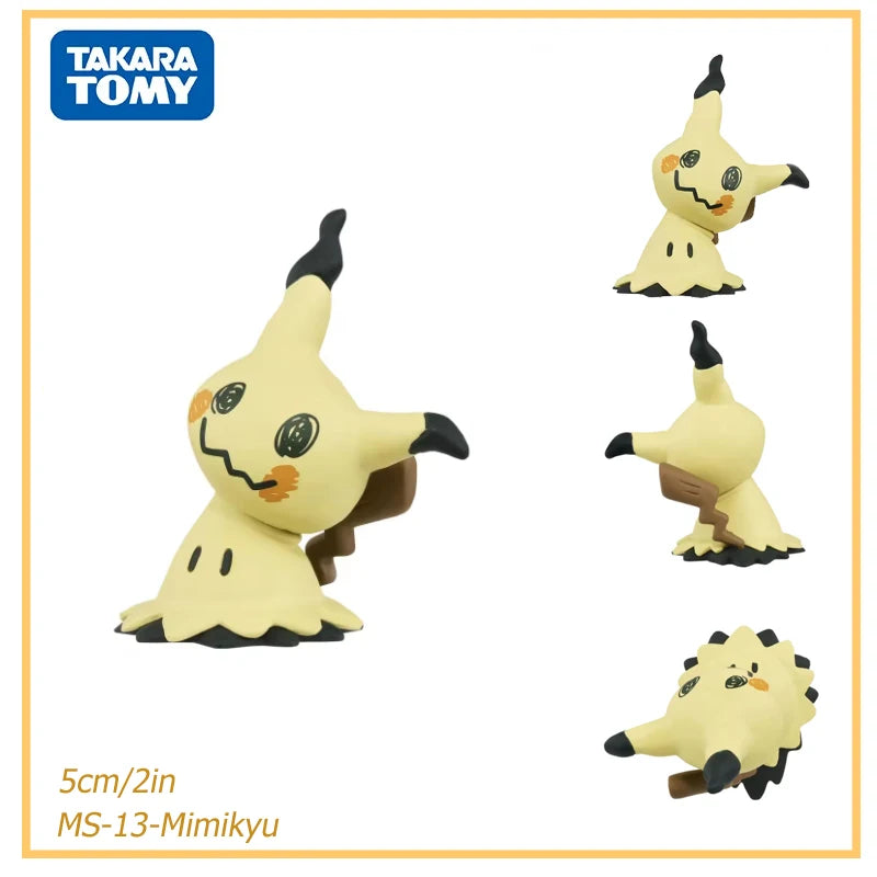 Originanl Tomy Takara Pokemon Action Figurine Toy Snorlax Terapagos Scream Tail Figure Kilowattrel Absol Collection Statue Dolls