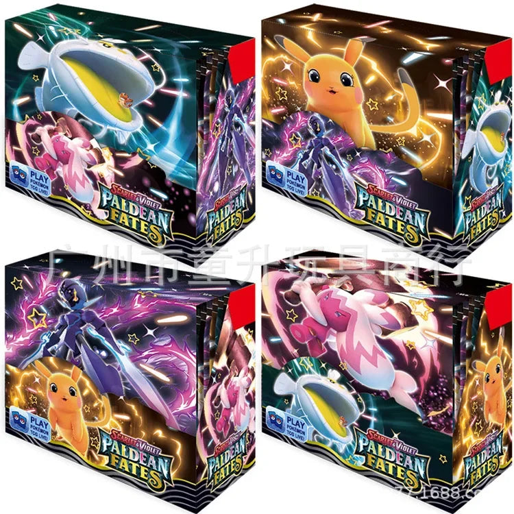 360pcs Pokémon Collection Game Card Booster Card Pack Sword and Shield Series Prismatic Evolutions - Toy Gift Flash Card