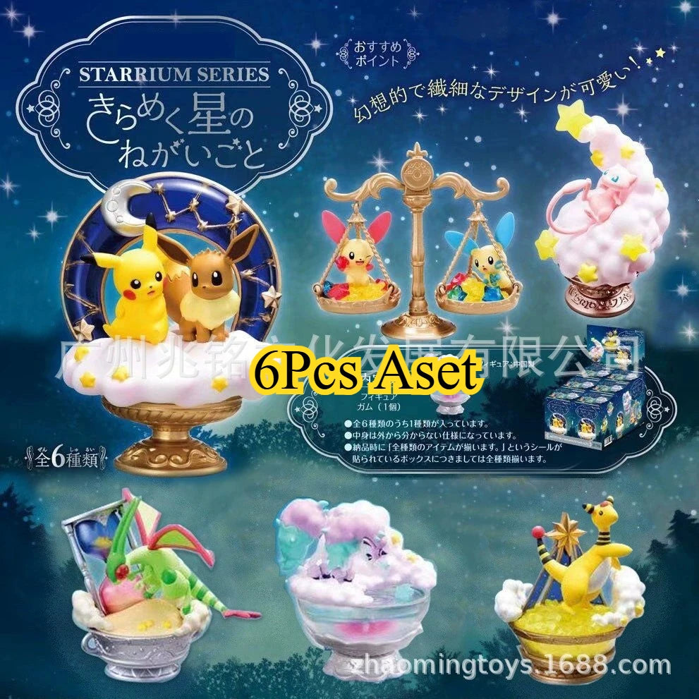 Pokemon Starry Sky Pikachu Mystery Box Eevee Blind Box Toys Anime Figures Doll Gifts Toys Collect Ornaments Kids Gifts