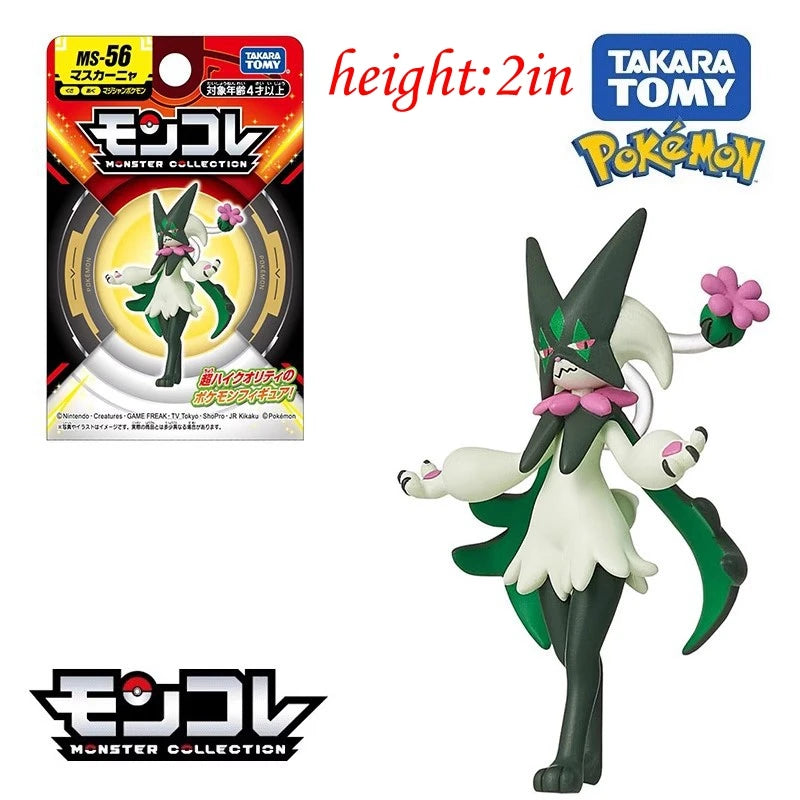 ORIGINAL Pokemon Anime Figure Toy Pikachu Gengar Charizard Dragonite Lucario Psyduck Eevee Cartoon Figurine Model  Decor Gift