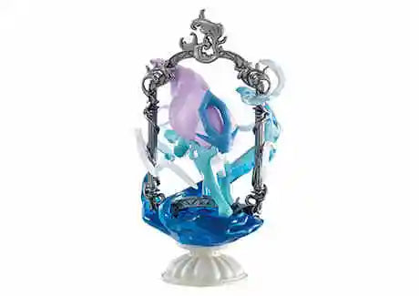 Re-Ment Pokemon Figures Decor Frame Collection Alolan Ninetales Ceruledge Serperior Pikachu Suicune Sylveon Toy Surprise Gift