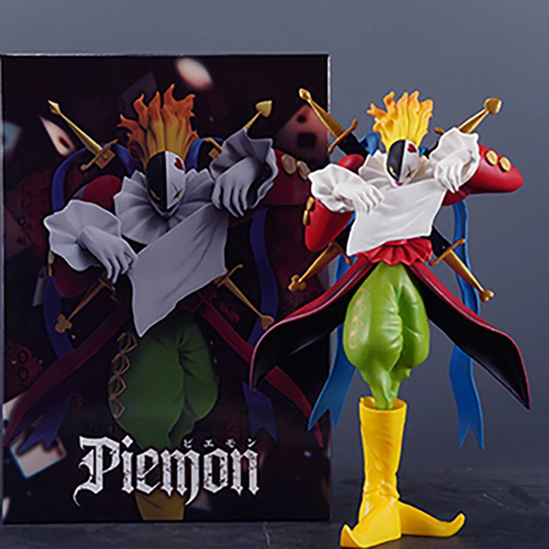 Anime Digimon Adventure Piedmon Dark Masters Action Figure Pokemon Figuras 22cm Manga Figurine Model Ornament Toys Gift for Kids