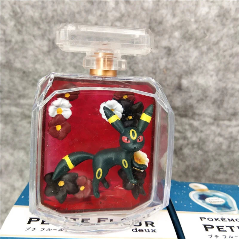 Pokemon Perfume Bottle Petite Fleur Blind Box Toys Pikachu Pichu Rokon Mew Hakuryu Shaymin Anime Figure Doll Toys Kids Gifts