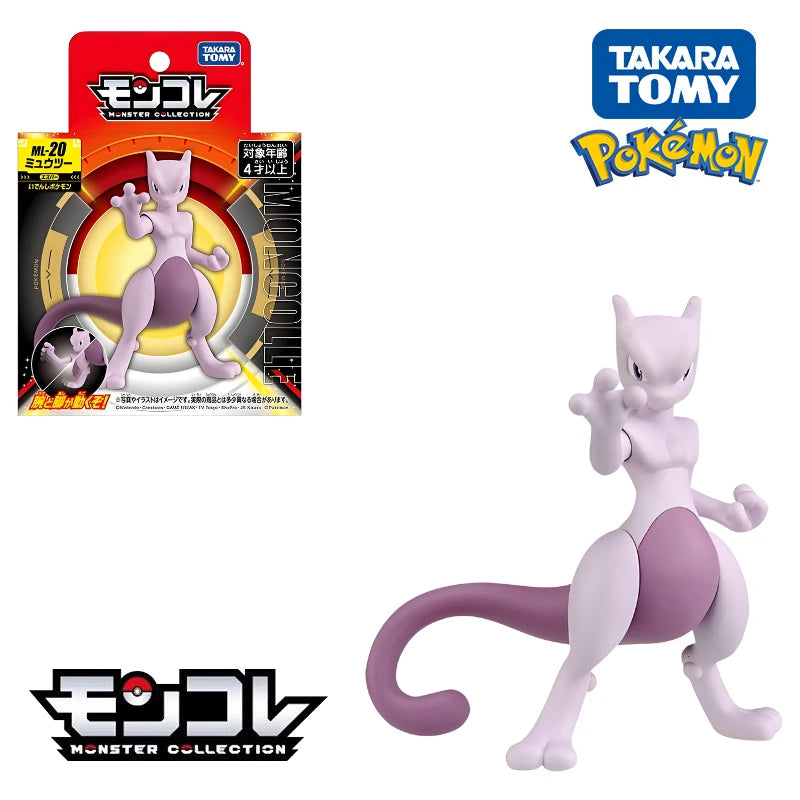 Original Takara Tomy Pokemon Figure Toys Koraidon Rayquaza Palkia Groudon Solgaleo Arceus Charizard Anime Figurine Model Dolls