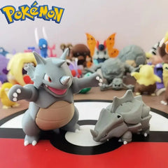 Hot Sale Pokemon Rhyhorn Rhydon Anime World1:20 Action Figure Cute Doll 3d Print Model Desktop Ornaments Collection Kid Toy Gift
