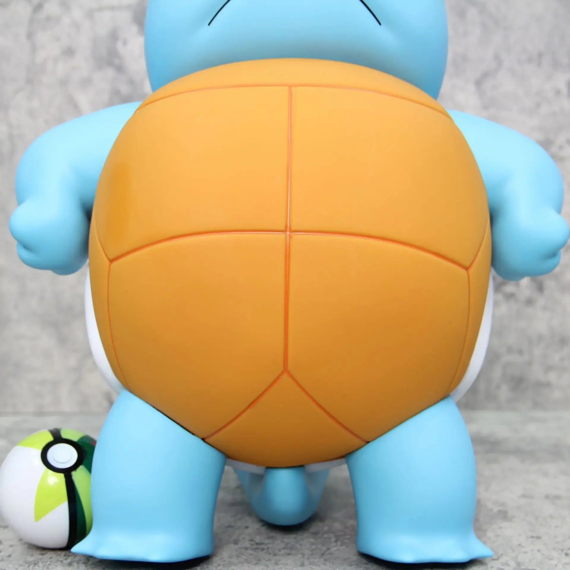 Pokemon 40cm Big Size Squirtle Anime Doll Handmade Kawaii Manga Peripheral Desktop Ornament Pvc  Collectible Model Kids Toy Gift