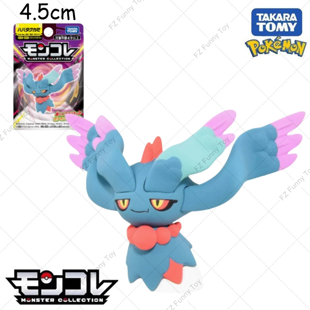 Original Takara Tomy Pokemon Figure Model Toy Sableye Decidueye Gholdengo Tatsugiri Anime Statue Desktop Ornaments Toy Gift