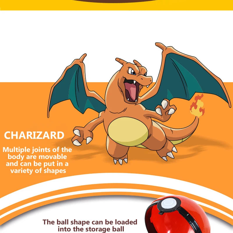 Pokemon Pokeball Box Set Toys Pocket Monster Pikachu ASH-Greninja Lucario Eevee Anime Action Figure Model Toy Gifts
