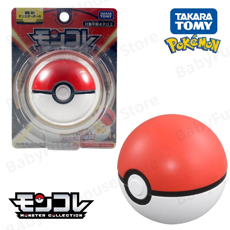 Original Takara Tomy Pokemon Figure Toy Snorlax Scream Tail Keldeo Lycanroc Poke Ball Pikachu Mimikyu Mewtwo Model Dolls Gifts