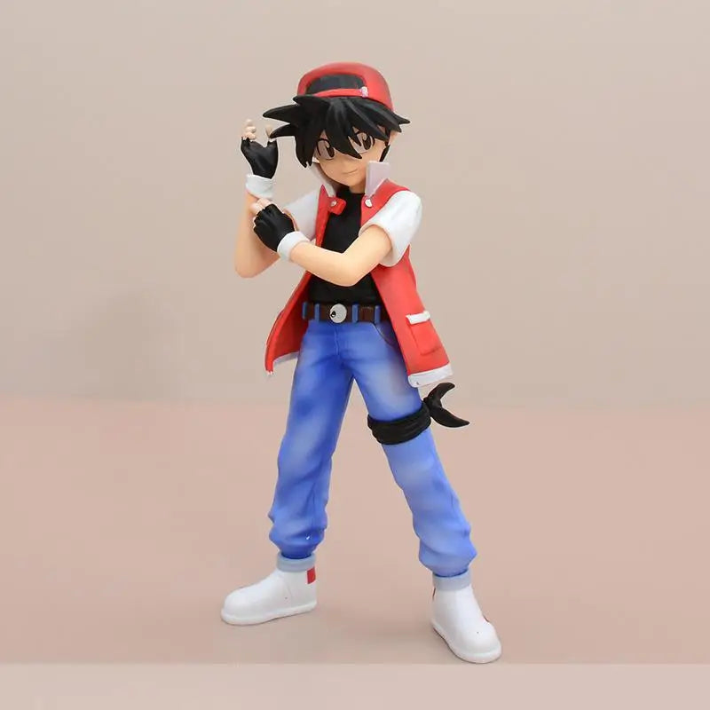 Pokemon Red 18cm Anime  Standing Posture Model Figure Funny Collectable Periphery Ornament High Quality Decoration Doll For Kids