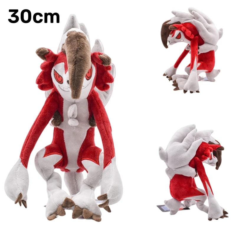 Pokemon Plush Toy Anime Character Dolls CharizardX&Y Eevee Greninja Lucanroc Lucario Rayquaza Gyarados Children's Plush Toy