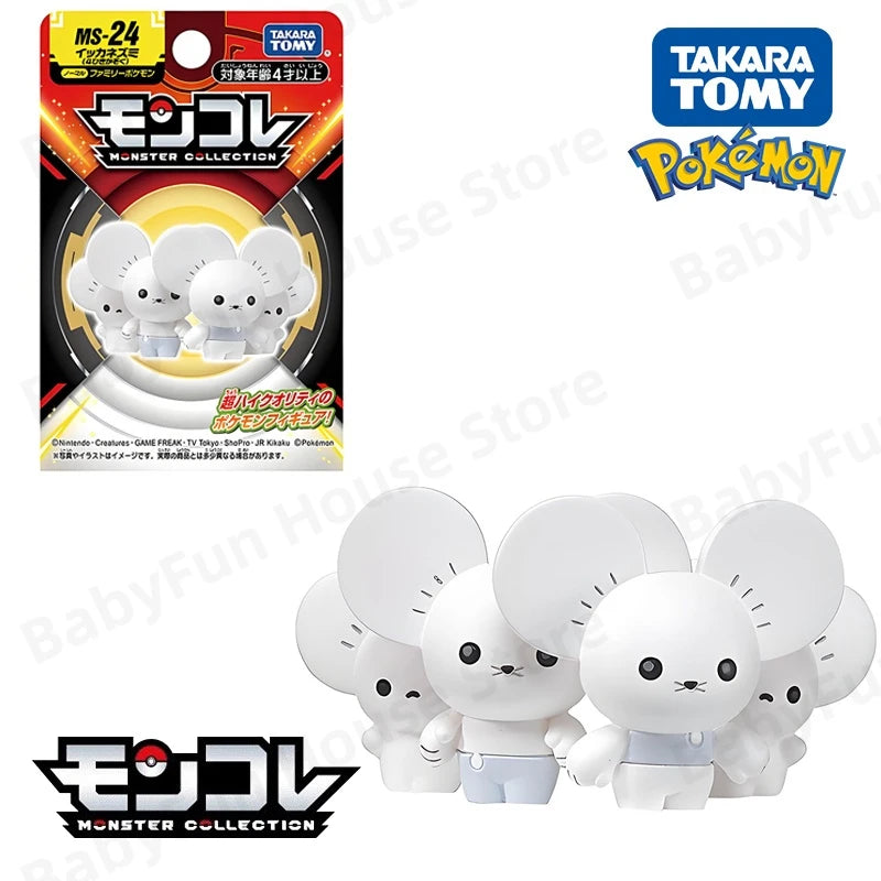 Original Takara Tomy Pokemon Figure Toy Snorlax Scream Tail Keldeo Lycanroc Poke Ball Pikachu Mimikyu Mewtwo Model Dolls Gifts