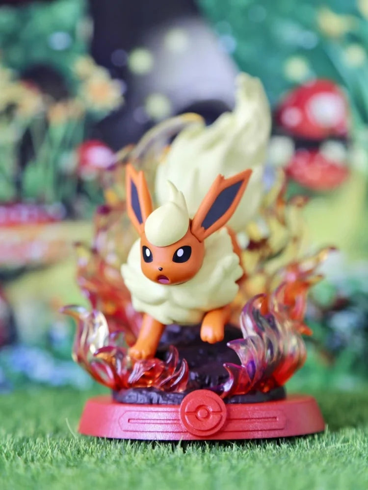 Anime Pokemon Funism Original Adventure Eevee Family Suit Blind Box Jolteon Sylveon Action Figure Collection Model Kids Toy Gift