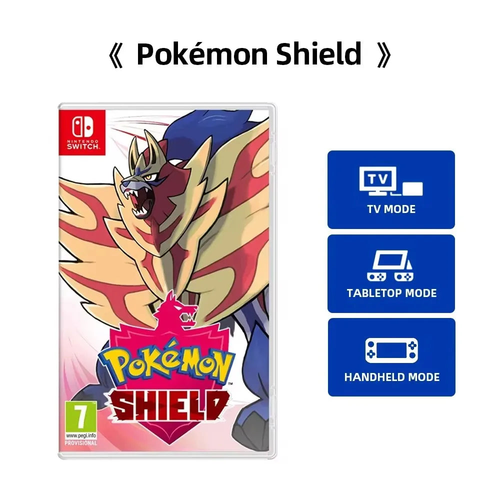 Nintendo Switch Game Deals - Pokemon Shield - Stander Edition - Solid Game Cassette Support TV Tabletop Handheld Mode