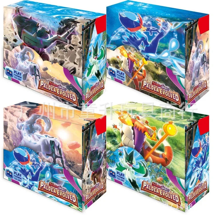 360pcs Pokémon Collection Game Card Booster Card Pack Sword and Shield Series Prismatic Evolutions - Toy Gift Flash Card
