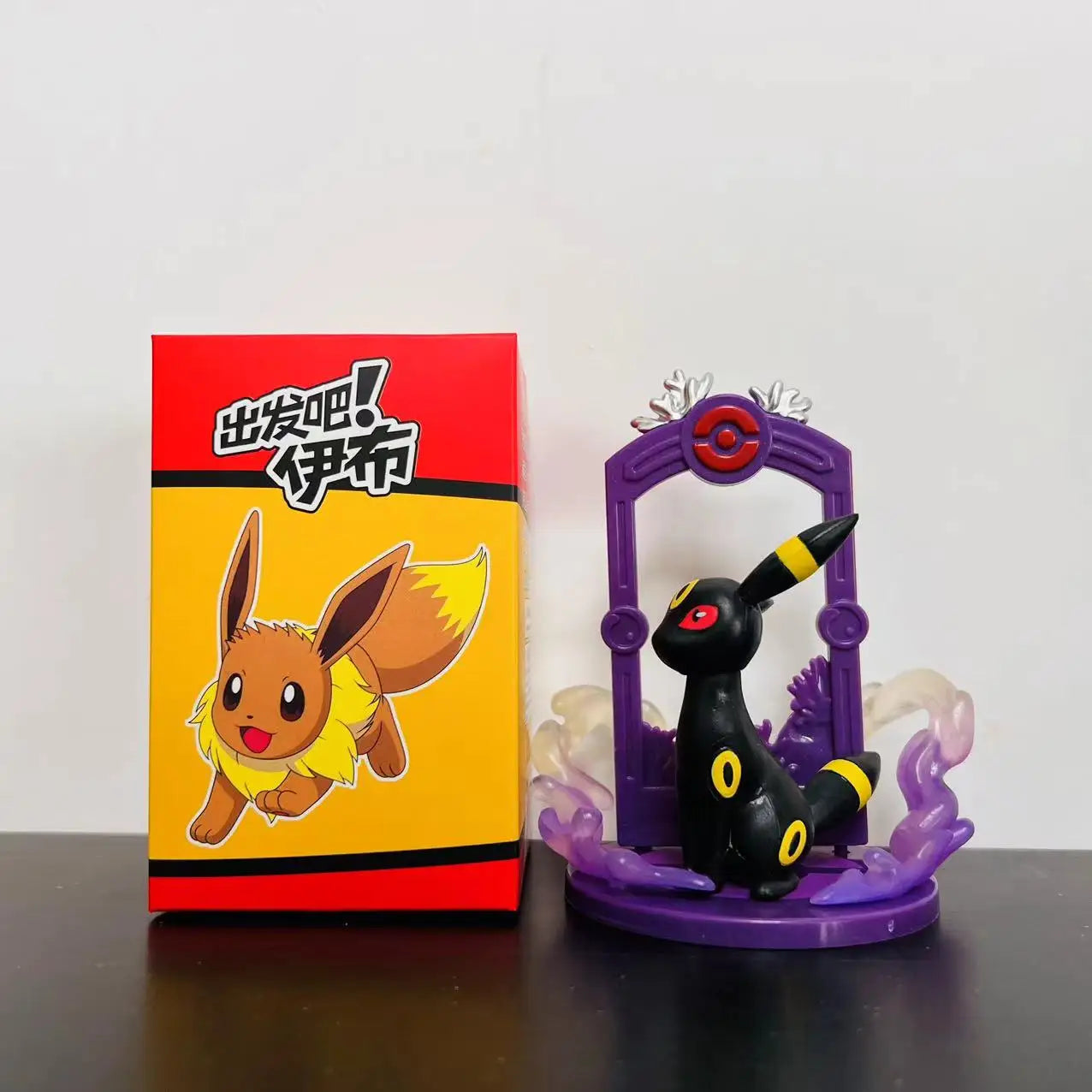 9pcs/Set Pokemon Eeveelution Figure Set Eevee Sylveon Espeon Glaceon Leafeon Box Anime Figure Toy Children's Birthday Gift