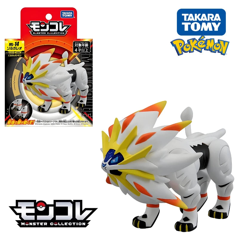 Original Takara Tomy Pokemon Figure Toys Koraidon Rayquaza Palkia Groudon Solgaleo Arceus Charizard Anime Figurine Model Dolls