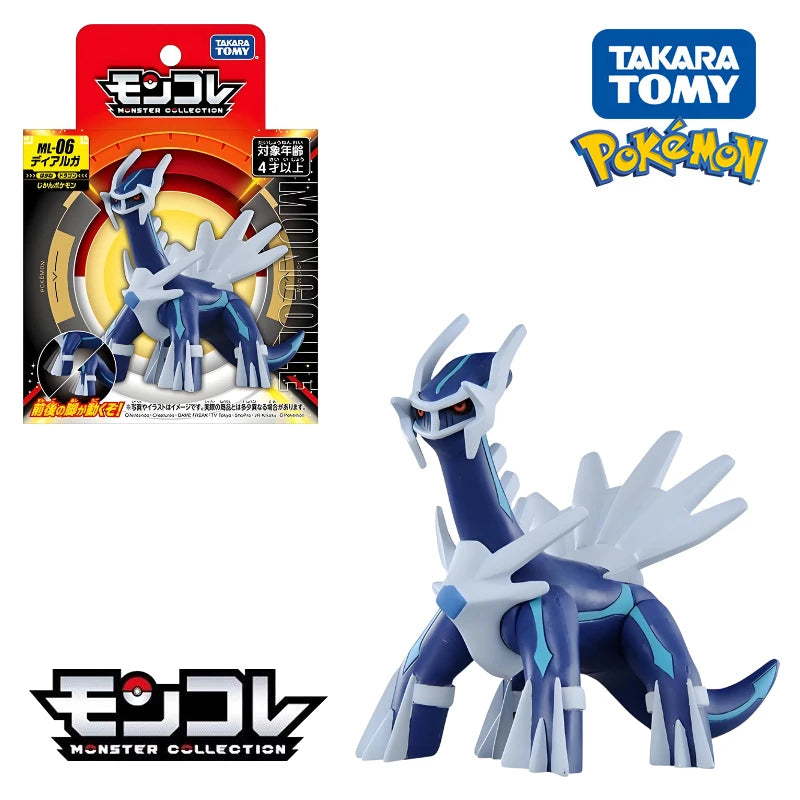Original Takara Tomy Pokemon Figure Toys Koraidon Rayquaza Palkia Groudon Solgaleo Arceus Charizard Anime Figurine Model Dolls