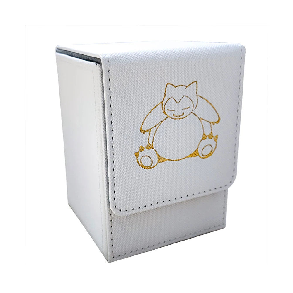 Cartoon Pokemon Card Deck Storage Box Kawaii Eevee Pu Ptcg Brand Box Gengar Large Capacity Card Deck Box Ws Card Case Toys