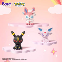 Pokemon Figures Eevee Evolution Vaporeon Espeon Umbreon Sylveon Leafeon Dolls 4cm PVC Model Pokémon Toys for Kids Christmas Gift