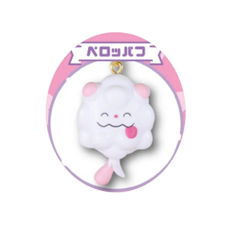 Anime Pokemon Gashapon Toys Elf Pendant Series 9 Swirlix Milcery Cleffa Togepi Alcremie Cartoon Figure Model Decoration Gifts