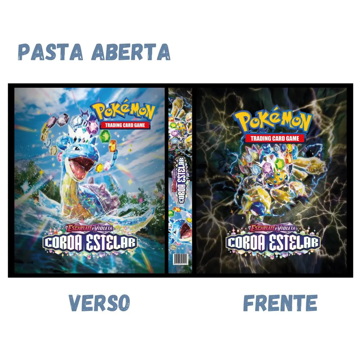 Album Folder Bones Pokemon Scarlet and Violet Starlet with 20 Sheets 9 Pockets TCG Hardcover