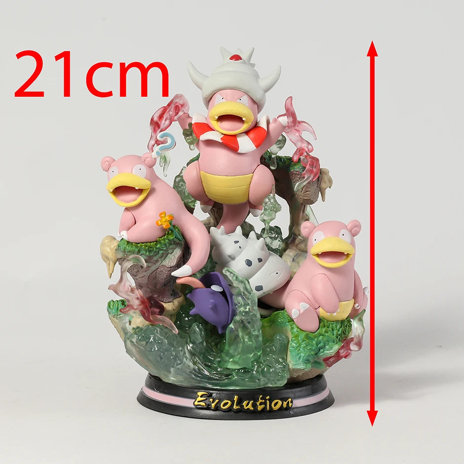 Pokemon Evolution Raichu Pikachu Pichu Light Up Statue Figure Collectible Model Toy