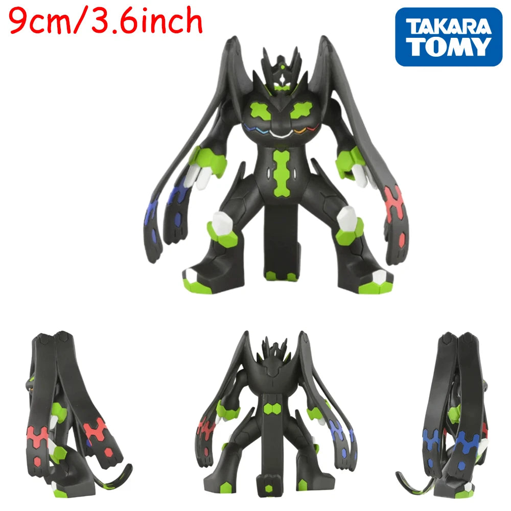 Original Pokemon Yveltal Xerneas Zygarde Figures Toy Mini Handmade Model Doll Pocket Monster Anime Statue Commemorative Gift
