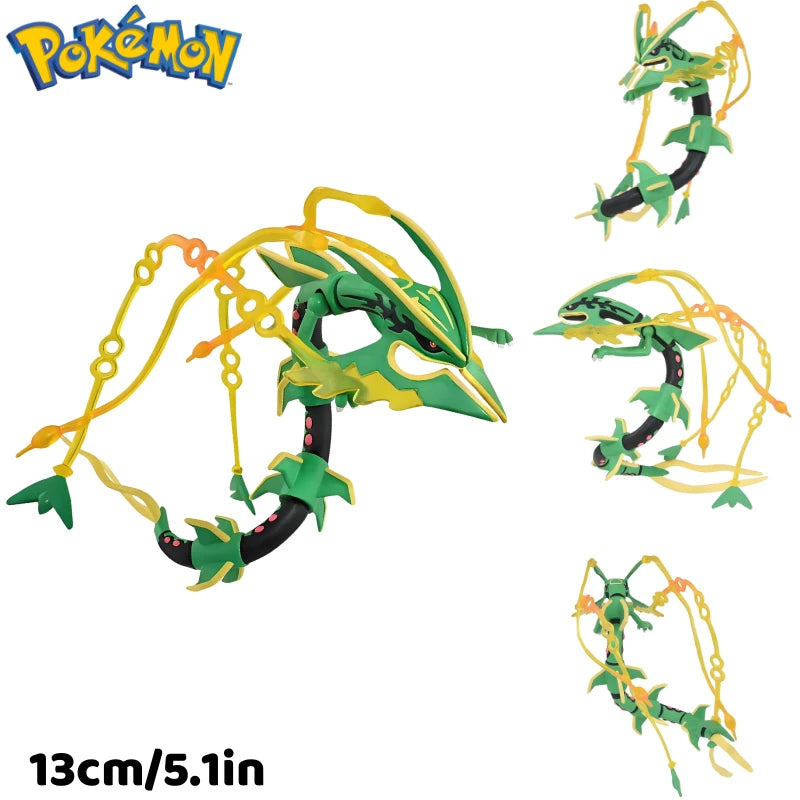 Original Takara Tomy Pokemon Figure Toys Koraidon Rayquaza Palkia Groudon Solgaleo Arceus Charizard Anime Figurine Model Dolls