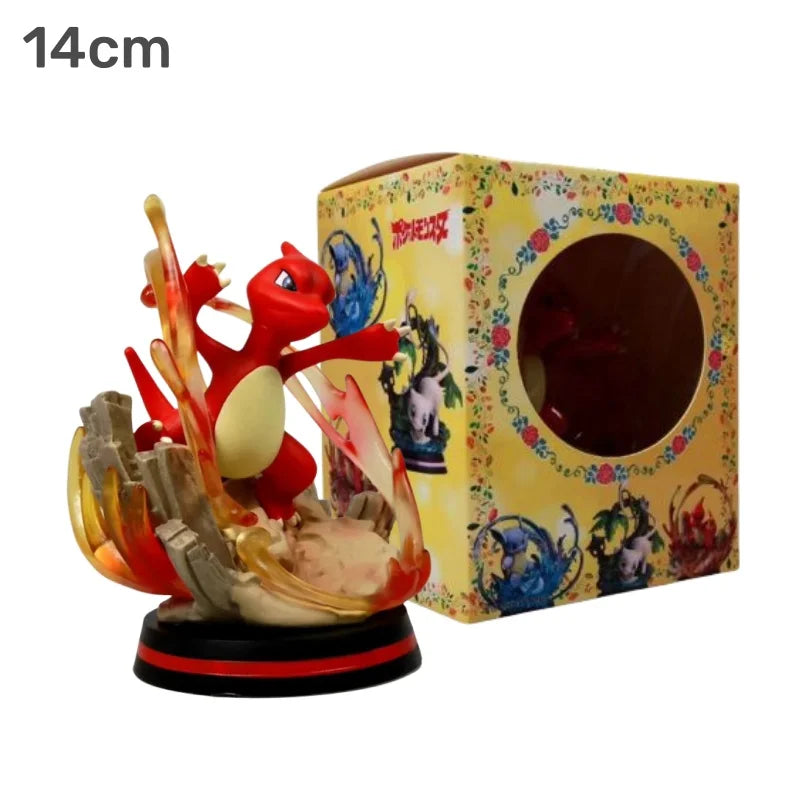 Pokemon Anime Model Toys Koraidon Miraidon Lugia Ho-oh Greninja Lucario Charizard Bulbasaur PVC Figures Cartoon Toys Kids Gifts