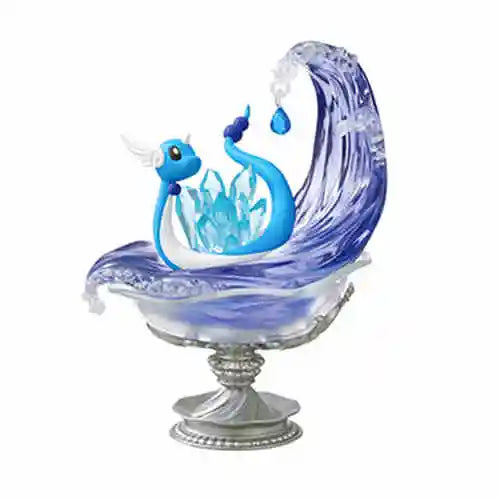 Original Pokemon Re-Ment GEM STONE COLLECTION 2 Chandelure Dragonair Pikachu and Sableye Sylveon Whimsicott Jirachi Model Toys