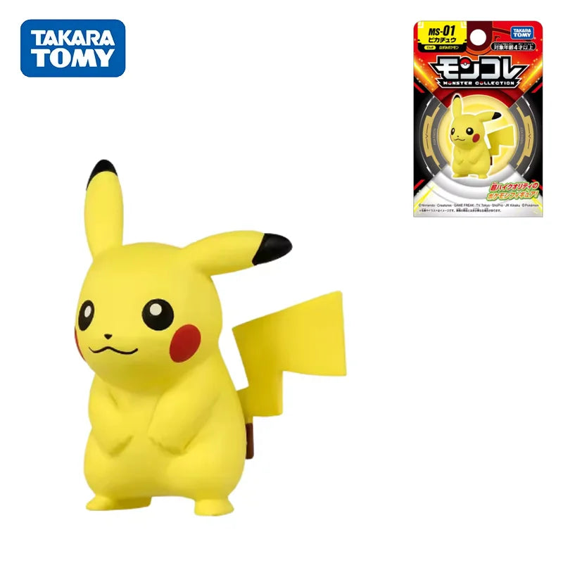 Originanl Tomy Takara Pokemon Action Figurine Toy Snorlax Terapagos Scream Tail Figure Kilowattrel Absol Collection Statue Dolls