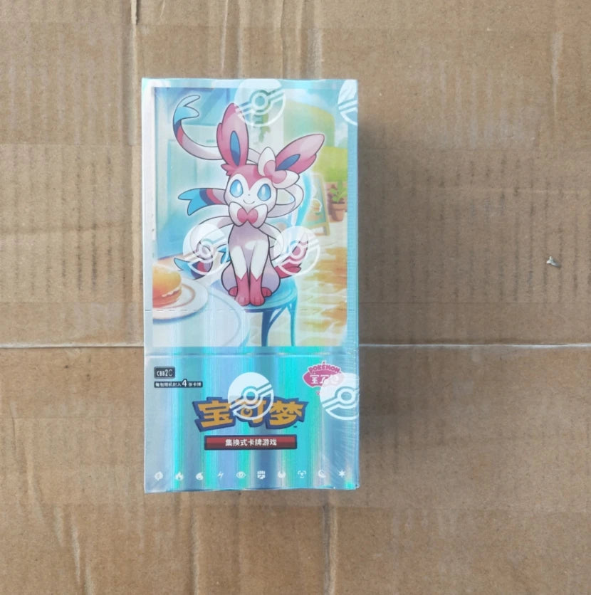 1/2/5 Boxes Pokemon Gem Pack Vol.2 Cards Eevee Album Bag Box Ptcg Trading Card Game Collection Toy Boy Girl Gifts