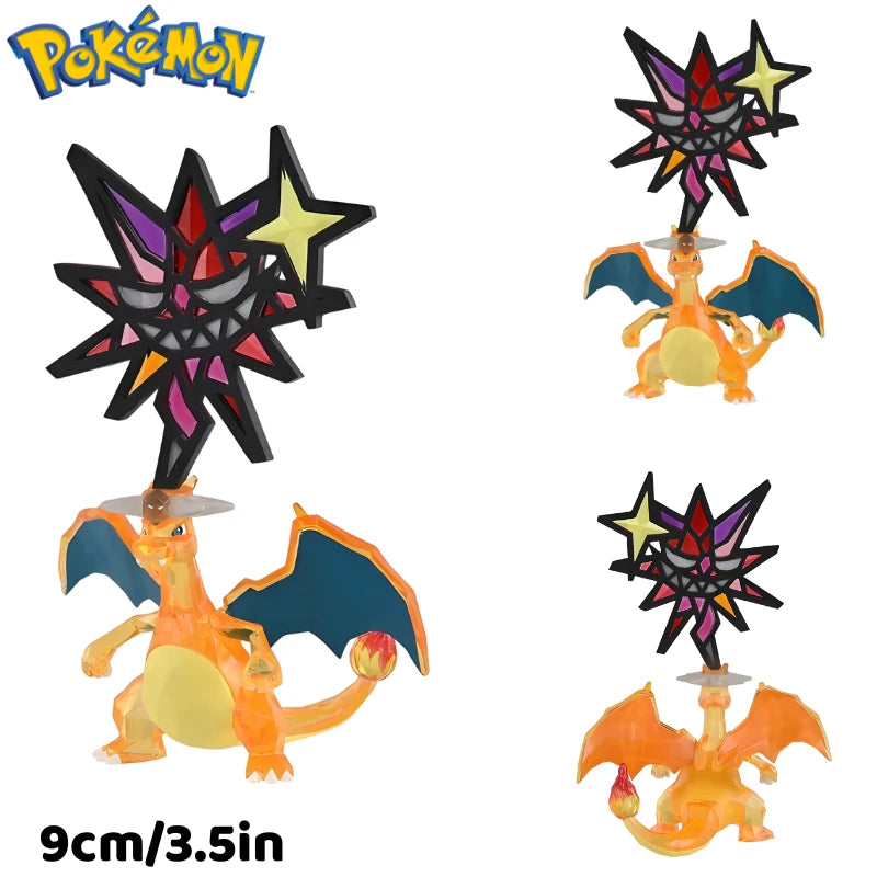 Original Takara Tomy Pokemon Figure Toys Koraidon Rayquaza Palkia Groudon Solgaleo Arceus Charizard Anime Figurine Model Dolls