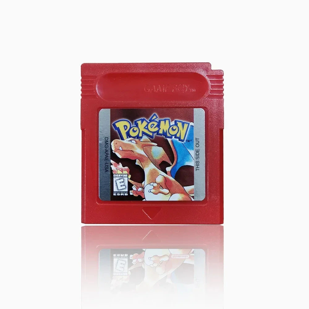 16 Bit Video Game Console Cartridge GBC Game Card Pokemon Series Blue Crystal Golden Green Red Silver Yellow USA Version
