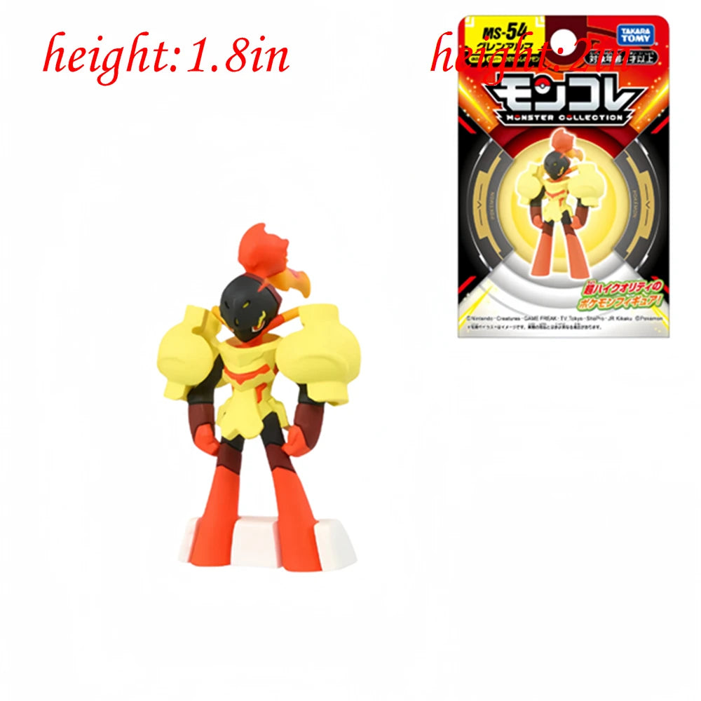 ORIGINAL Pokemon Anime Figure Toy Pikachu Gengar Charizard Dragonite Lucario Psyduck Eevee Cartoon Figurine Model  Decor Gift