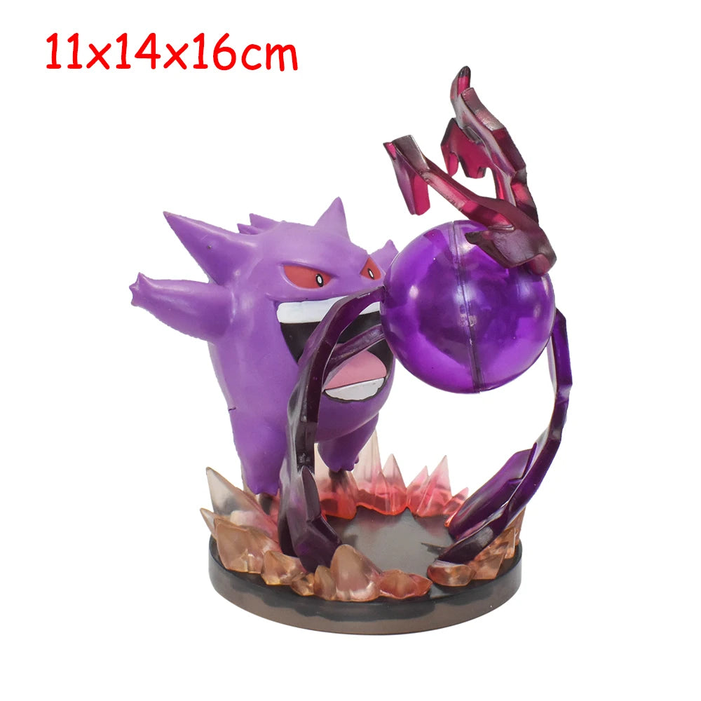 Pokemon Gengar Figures Model Toy Anime Pocket Elf Monster PVC Statue Collectible Doll Desktop Decorations Gifts For Kids Friend
