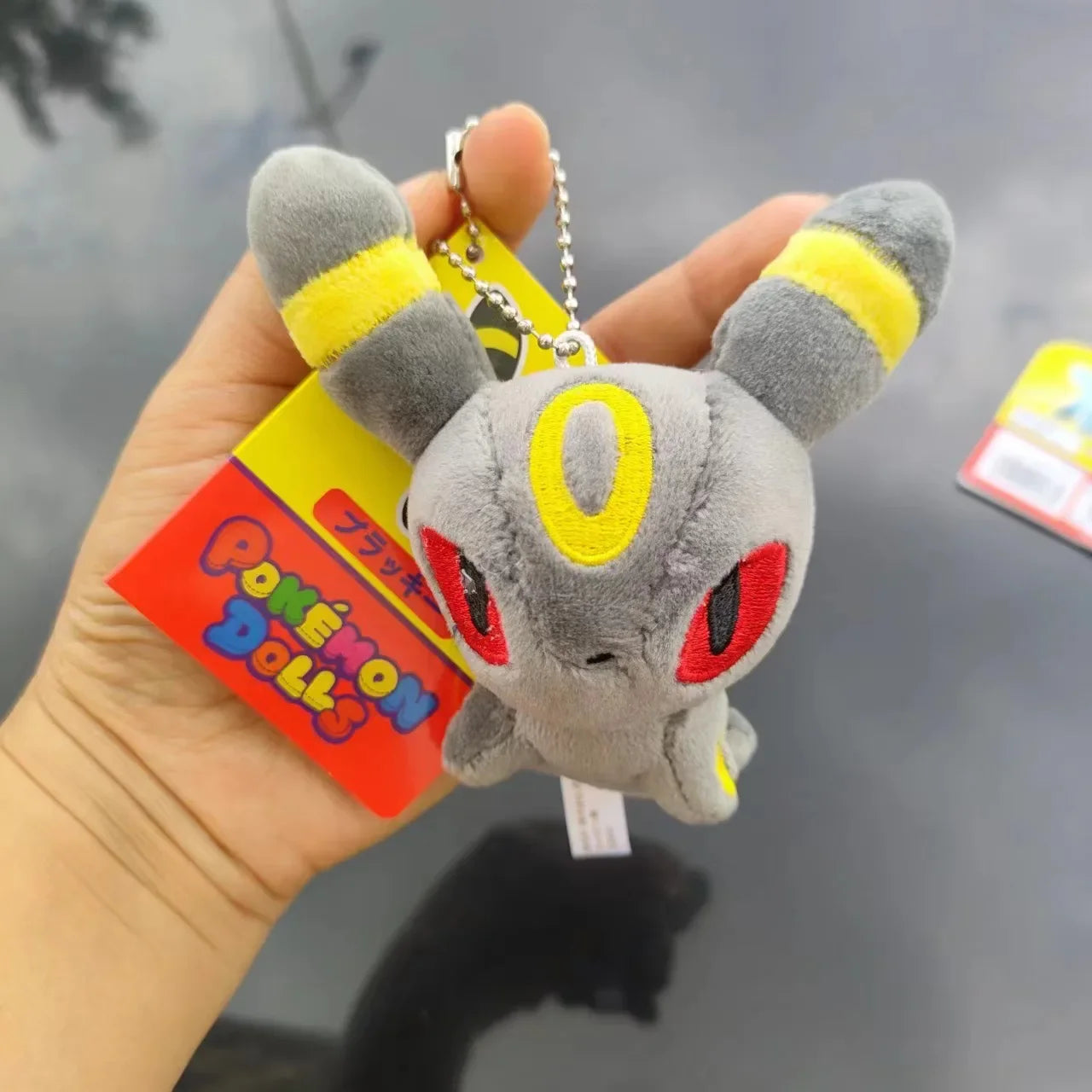 Pokemon Plush 10cm Eevee Keychain Anime Figures Umbreon Sylveon Espeon Soft Stuffed Plushie Doll Toy Pendant
