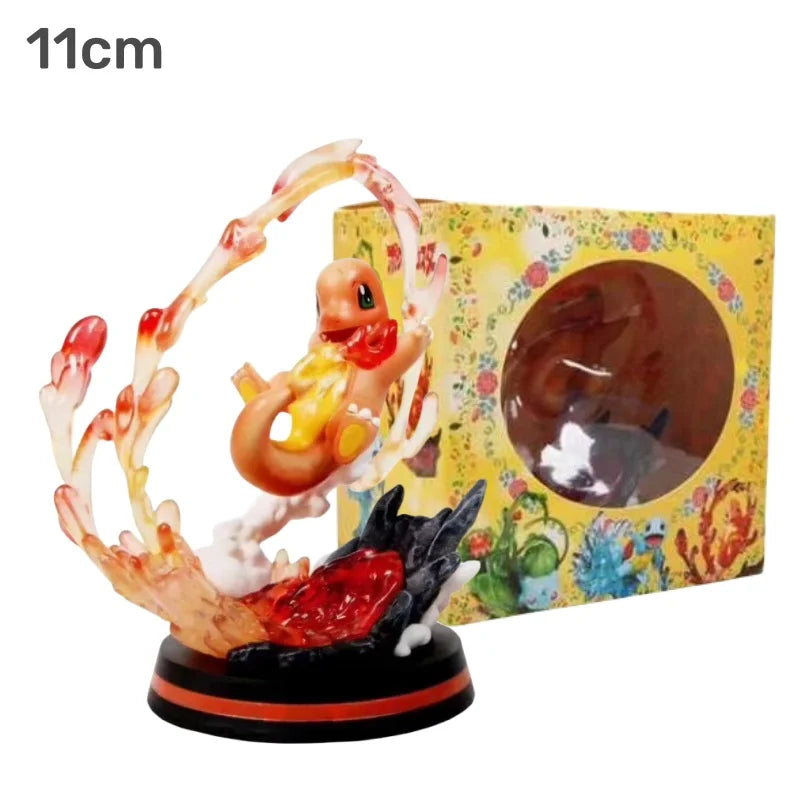 Pokemon Anime Model Toys Koraidon Miraidon Lugia Ho-oh Greninja Lucario Charizard Bulbasaur PVC Figures Cartoon Toys Kids Gifts