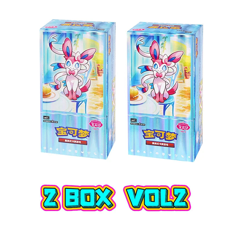 Original Gem Pack Vol 2 Cards Ptcg Card Scarlet and Violet Vol.2 Trading PTCG Bag Box Hi Deck Ibrahimovic Collection Toy Gift