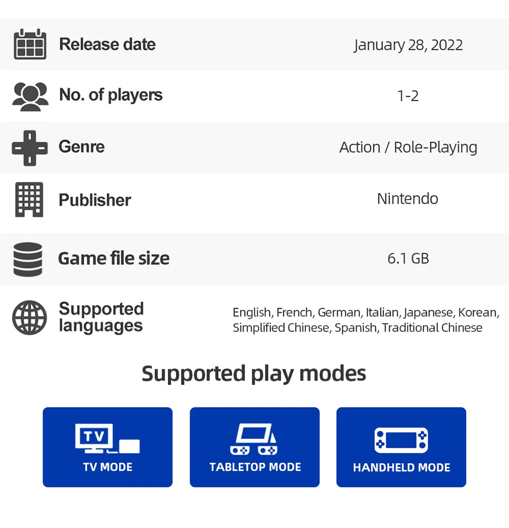 Nintendo Switch Game Deals Platformer Pokemon Legends Arceus Support 13 Languages TV Tabletop Handheld