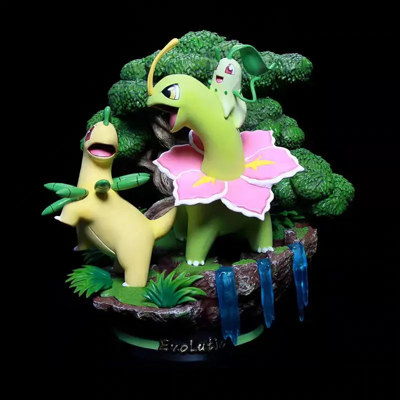 Pokemon Figura Evolution Eevee Action Figure Charizard Raichu Mewtwo Dragonite Venusaur Gengar Illuminous Model Decoration Gifts