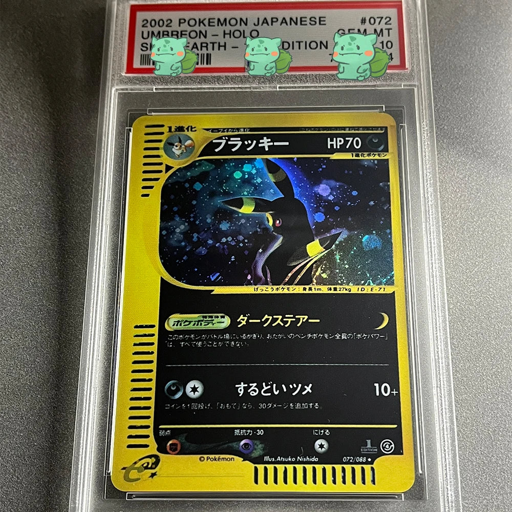 PSA 10 Pokémon Cards (Umbreon-Holo, Charizard-Shiny, Lugia-Holo, Rayquaza-Shiny, Mew-Holo, Charizard-Holo
