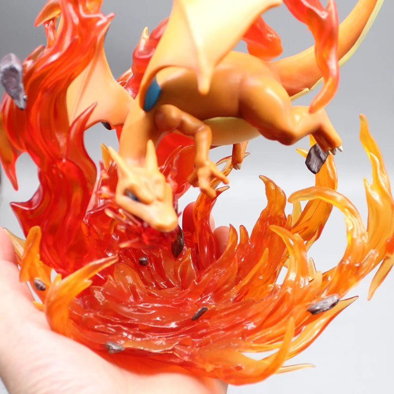 20cm Anime Pokemon Gk Charizard Figures Amazing Museum Action Cute Statue Desktop Decoration Collection Ornament Kid Toy Gifts