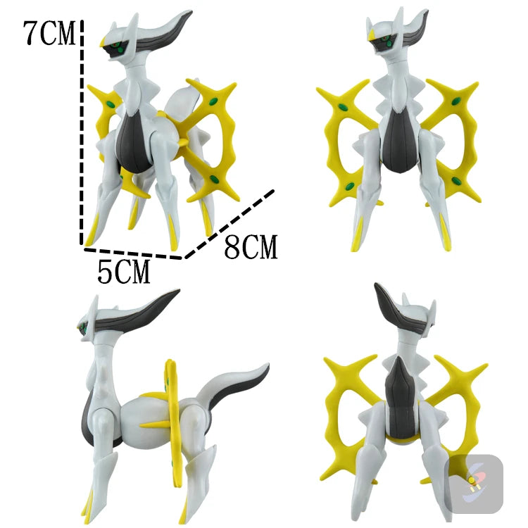 ORIGINAL Pokemon Anime Figure Toy Pikachu Gengar Charizard Dragonite Lucario Psyduck Eevee Cartoon Figurine Model  Decor Gift