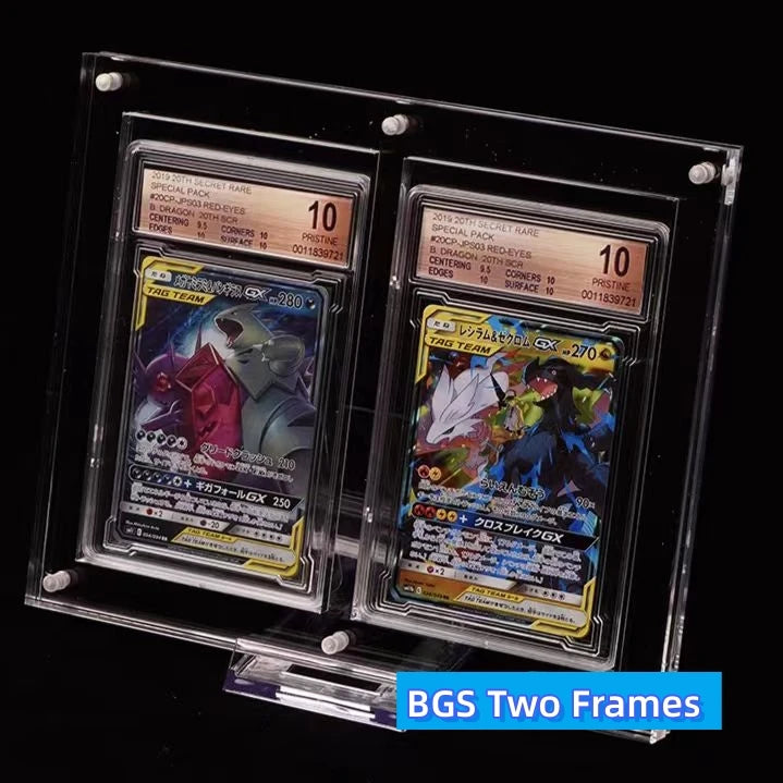 PTCG Pokemon Anime Character Acrylic High Transparent Rating Card Brick Box Storage Box Display Stand Protects Against Dust